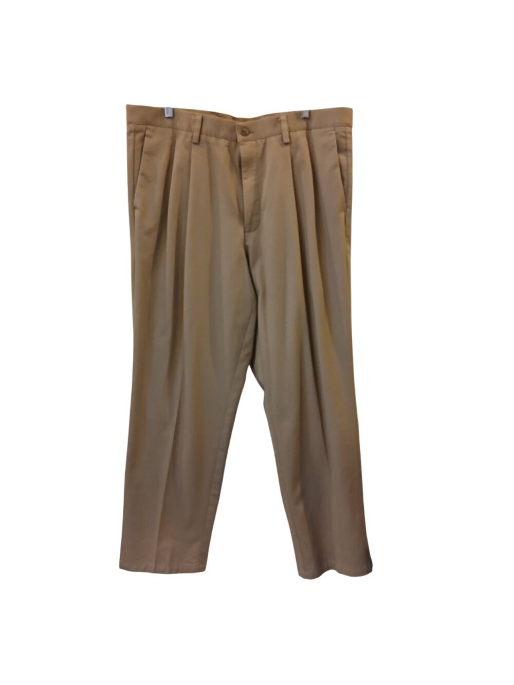 Dockers Mens Pleated Khaki Dress Pants Size 38W x 30L Tan Classic Fit #N-10